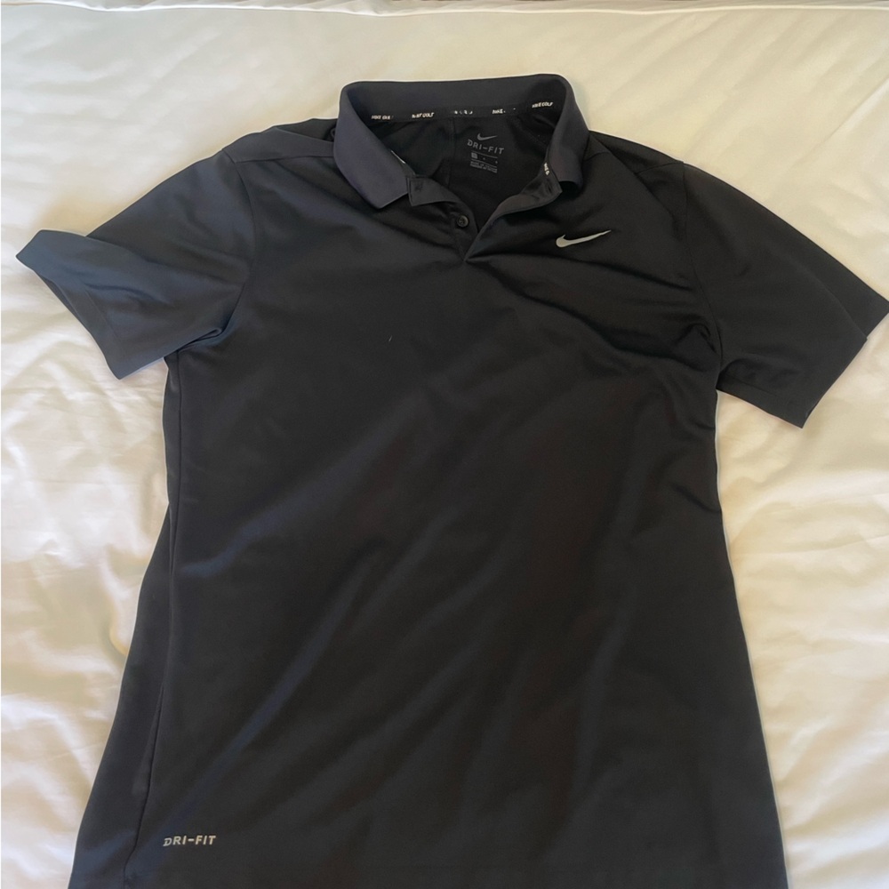 Nike Black Polo Shirt Athletic Performance